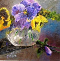 Pansies for Mama (sold)