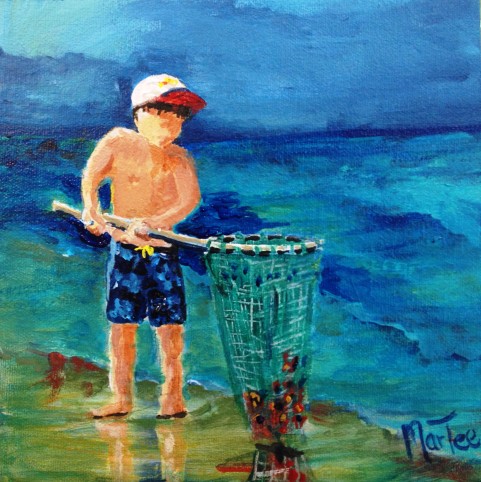 Boy With Crab Net