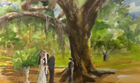 Wedding in City Park